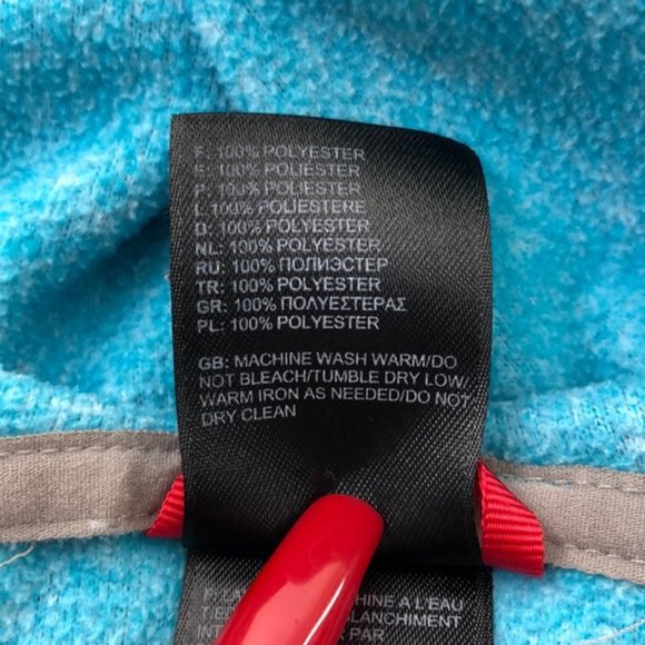 The North Face Teal Blue Zipper Front Jacket - Picture 7 of 9